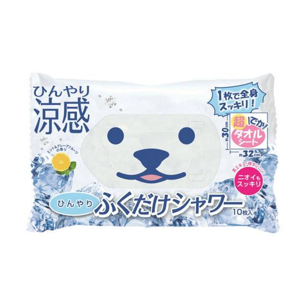 ときわ商会 ひんやり ふくだけ シャワー V5 10枚入