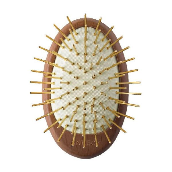 【送料無料・まとめ買い×3個セット】アヌシ オーバルゴールドピンブラシ AOJ-3000 ご褒美セル...