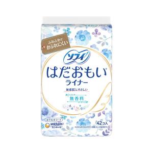 (まとめ買い×10個セット)ユニ・チャーム ソフィ はだおもい ライナー 無香料 42コ入り (送料無料)