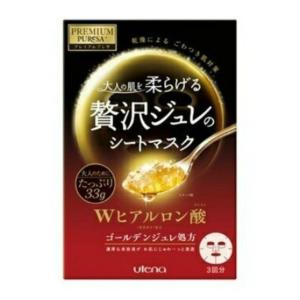 ウテナ プレミアムプレサ 大人の肌を柔らげる贅沢ジュレのシートマスク Wヒアルロン酸 3回分