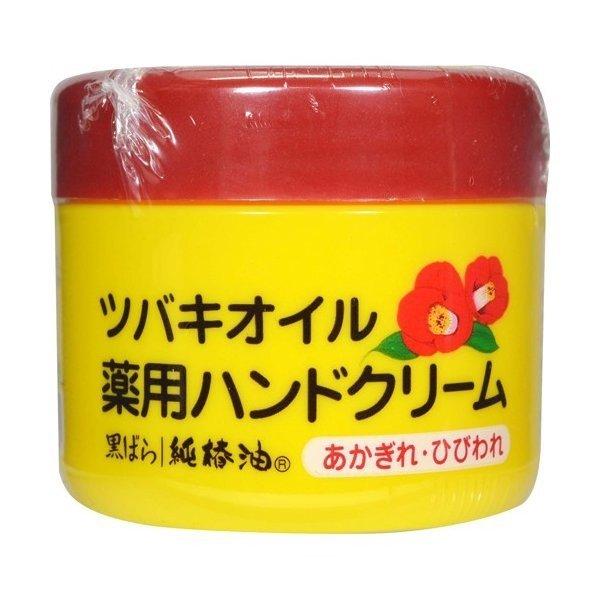 【お一人様1個限り特価】黒ばら 純椿油 ツバキオイル 薬用ハンドクリーム 80g
