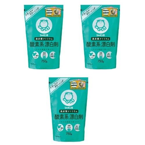 【送料無料・まとめ買い×3個セット】シャボン玉石けん 酸素系 漂白剤 750g