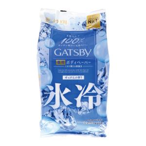 ギャツビー アイスボディペーパー フィグの香り ×18袋 氷冷 マンダム 試してみた】ギャツビー ギャツビーボディペーパー氷冷フィグの香りの