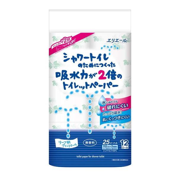 【送料無料・まとめ買い×5個セット】大王製紙 エリエール シャワートイレのためにつくった吸水力が2倍...