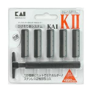 (まとめ買い×5点セット)貝印カミソリ K-2 ...の商品画像