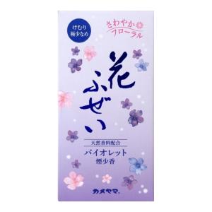 【まとめ買い×5個セット】カメヤマ 花ふぜい バイオレット 煙少香 100g 線香｜himejiryutsuu