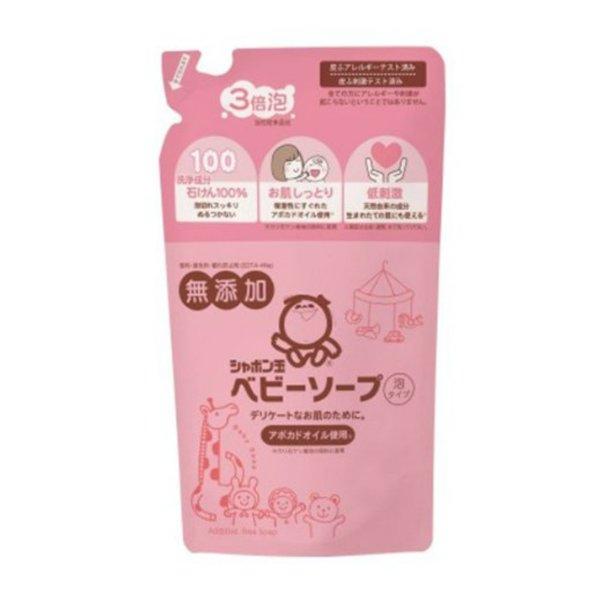 【送料無料・まとめ買い×5個セット】シャボン玉石けん ベビーソープ 泡タイプ つめかえ用 400ml