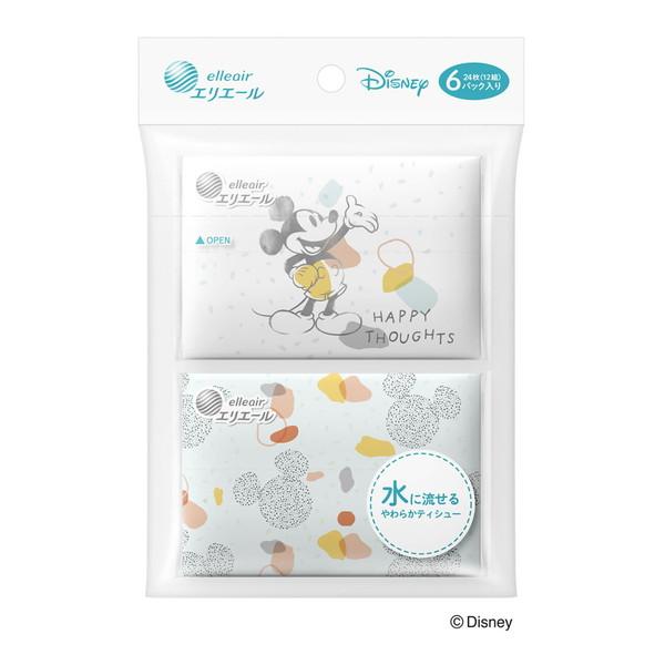 【送料無料・まとめ買い×5個セット】大王製紙 エリエール ディズニーデザイン 流せるポケットティッシ...