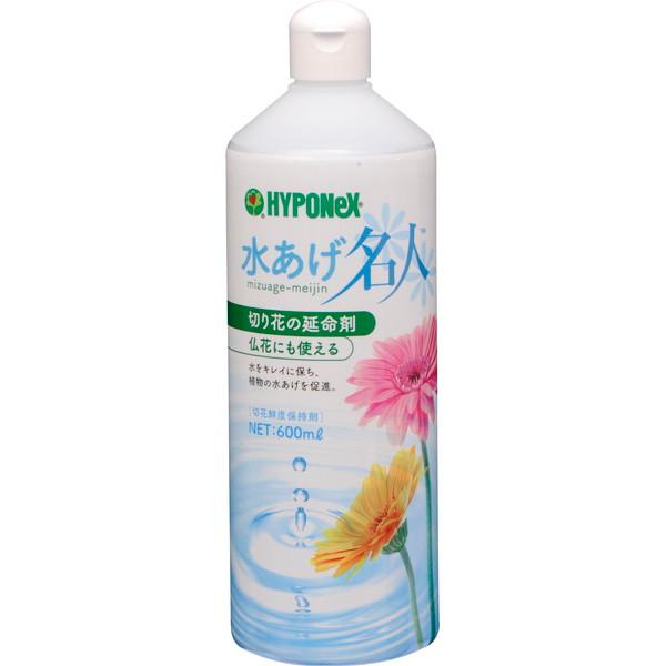 【送料無料・まとめ買い×5点セット】【ハイポネックス】水あげ名人 600ml 切り花の延命剤 仏花に...