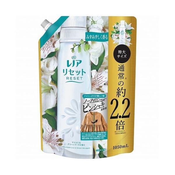 【まとめ買い×5個セット】P&amp;G レノア リセット ヤマユリ&amp;グリーンブーケの香り つめかえ用 特大...