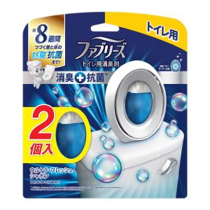 【まとめ買い×5個セット】P&G ファブリーズ トイレ用 消臭芳香剤 消臭+抗菌 ウルトラ・フレッシュ・シャボン 6.3mLx2個入｜himejiryutsuu