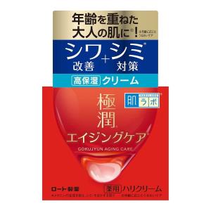 【送料無料・まとめ買い×10個セット】ロート製薬 肌ラボ 極潤 薬用 ハリクリーム 50g｜himejiryutsuu