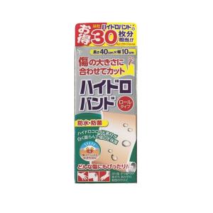 (まとめ買い×10個セット)サイキョウ・ファーマ ハイドロバンド ロールタイプ 40cm 防水 抗菌 絆創膏 (送料無料)