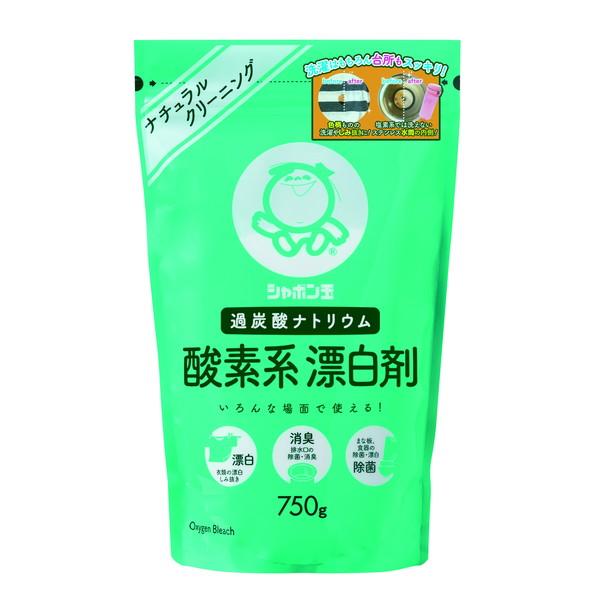 【送料無料・まとめ買い×10個セット】シャボン玉石けん 酸素系 漂白剤 750g