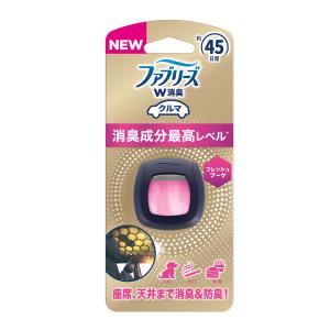 【送料無料・まとめ買い×10個セット】P&G ファブリーズ イージークリップ 消臭成分最高レベル  フレッシュブーケ 2ml 車用消臭芳香剤｜himejiryutsuu