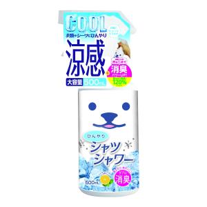 (送料無料・まとめ買い×12個セット)ひんやりシャツシャワー 本体 ミント&グレープフルーツの香り 500ml