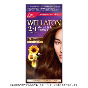 ウエラトーン ツープラスワン ( 2+1 ) クリーム 6B ×24点セット ( ヘアカラー 白髪染め ) (送料無料)