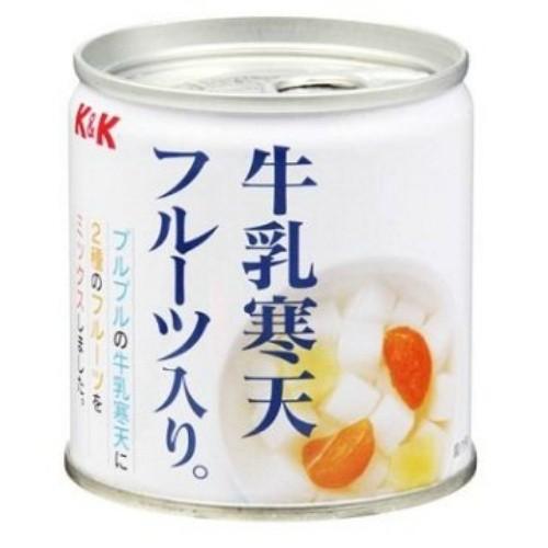 国分 KK 牛乳寒天フルーツ入り×24個セット