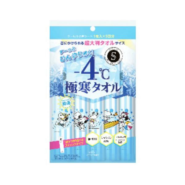 【送料無料・まとめ買い×48個セット】コーセー エスカラット -4℃ 極寒タオル 5枚入