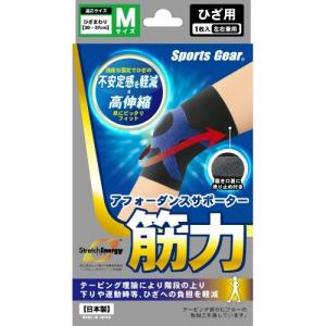 (送料無料・まとめ買い×100個セット)テルコーポレーション スポーツギア アフォーダンスサポーター 筋力 ひざM 1枚入
