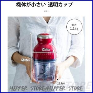 フードプロセッサー 小型 カプセルカッター ボンヌ 薬膳レシピ付 氷 砕ける ブレンダー ミキサー フードカッター コンパクト 離乳食