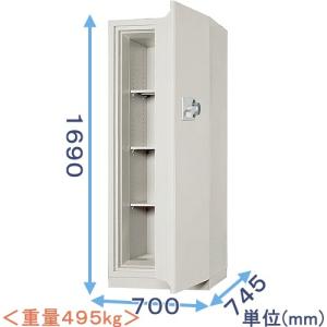 金庫診断士のいる専門店- BSX54-3DKS 3時間耐火金庫 ダイヤル式 強化型 日本製「破壊・こじ開けに強い」大型金庫 業務用