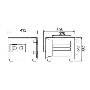 金庫診断士のいる専門店- DW30-S 家庭用...の詳細画像1