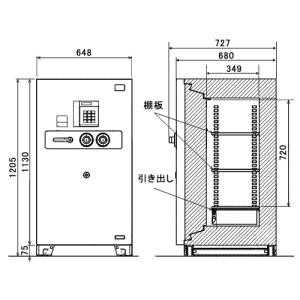 金庫診断士のいる専門店- GAC-12T 防盗...の詳細画像1