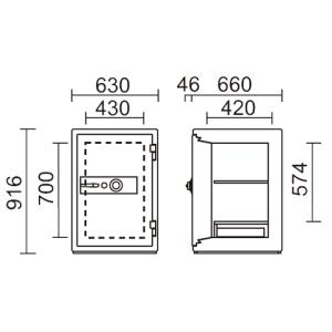 金庫診断士のいる専門店- KCJ507-2D ...の詳細画像1