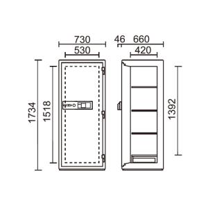 金庫診断士のいる専門店- KCJ55-2FPE...の詳細画像1