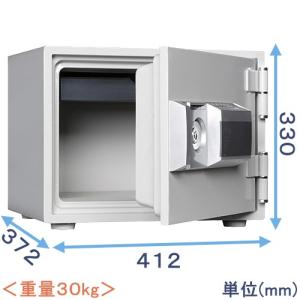 金庫 小型 家庭用 テンキー式耐火金庫(MEK30-1)...