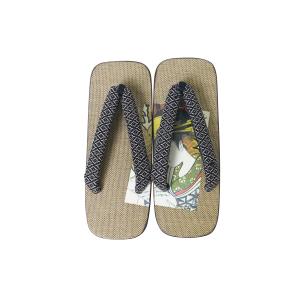 下駄 メンズ 日本製 紳士 桐下駄 げた 男物 シコロ 浮世絵　浮世絵Ｂ柄