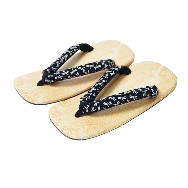 [ひめか]　雪駄 メンズ 日本製  雪駄 せった 皮底　印伝とんぼ