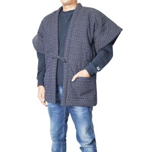 【ひめか】綿入り半纏 やっこ 日本製 あられ 849　赤