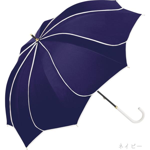 【ひめか】日傘 長傘 遮光率100％ ロング UVフレラ 花びら 50cm 晴雨兼用 912-033...