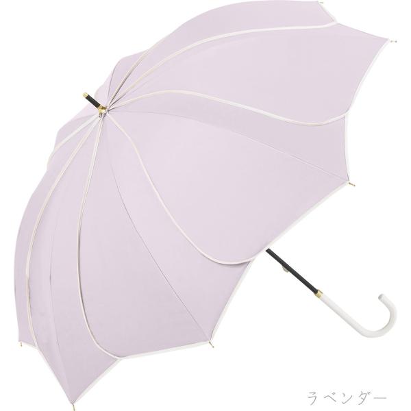 【ひめか】日傘 長傘 遮光率100％ ロング UVフレラ 花びら 50cm 晴雨兼用 912-033...