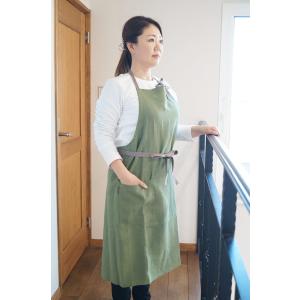 エプロン リネン 麻 日本製 IONO 005...の詳細画像4