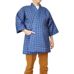 はんてん メンズ 日本製 綿入り 半天 打ち合...の詳細画像4