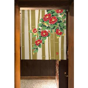 暖簾 のれん 麻100％ 手描きのれん 南風（まぜ）UN-A-512 88×150cm