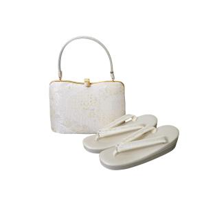 和装 沙織 草履バッグ セット　西陣織り帯地　礼装用　SA-9010