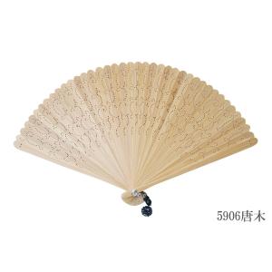 扇子 メンズ 高級 せんす 和装小物 総竹 総彫の詳細画像3