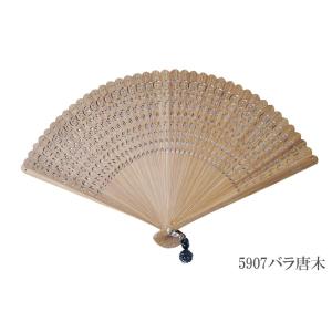 扇子 メンズ 高級 せんす 和装小物 総竹 総彫の詳細画像5