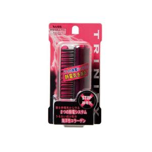 【レターパック可】店頭展示品！40％OFF　ベス　傷んだ髪を静電気から守る　TY-780　静電気防止ブラシ　トリニティー　折りたたみ｜himuka-kenbidoyshop2