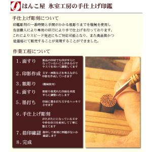 印鑑 実印 銀行印 琥珀 樹脂 こはく 12 ...の詳細画像3