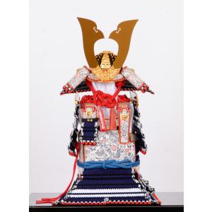 五月人形 鎧飾り 奉納飾 12号式正 紺糸威肩...の詳細画像2