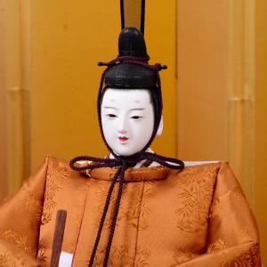 雛人形 京七 九番 有職黄櫨染御袍 小出松寿 ...の詳細画像5