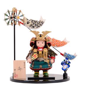 吉徳大光 五月人形 江戸甲冑 広岡永豊作 兜飾り 甲冑飾り 和紙小札