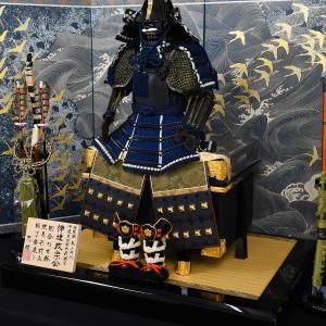 五月人形 鎧 1/3伊達政宗鎧飾 四曲鶴波屏風...の詳細画像3
