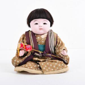 市松人形 這い子人形 男の子(大) 松乾斎東光作 : 人形の館石倉 - 通販