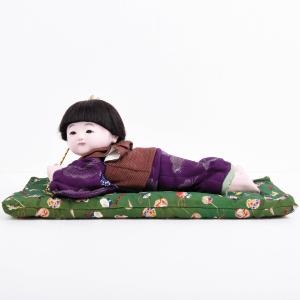 市松人形 おさな人形 男の子(中) でんでん太鼓付き 松乾斎東光作